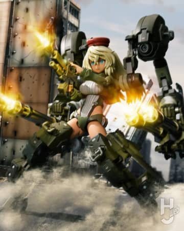 大型サブアーム装備の“超火力満載ガール”！30MS「セスティエ［カラーC］」を30MMの各種パーツ移植でミリタリー風にカスタマイズ！