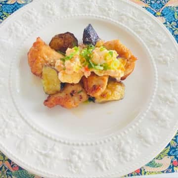 さっぱり美味しい！茄子と相性抜群！「甘酢チキン南蛮」