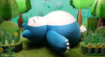 渋谷に巨大カビゴン現る！睡眠ゲーム『Pokémon Sleep』2周年記念で回遊イベント開催