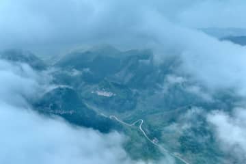 太行山脈に雲海出現　中国河北省