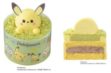 銀座コージーコーナー“ピカチュウの1人用ケーキ”が登場！　『ポケピース』のプチケーキも