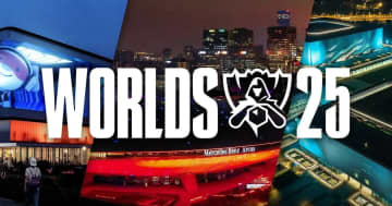 リーグ・オブ・レジェンドの世界大会「Worlds 2025」が中国3か所で現地時間10月14日～11月9日に開催決定！