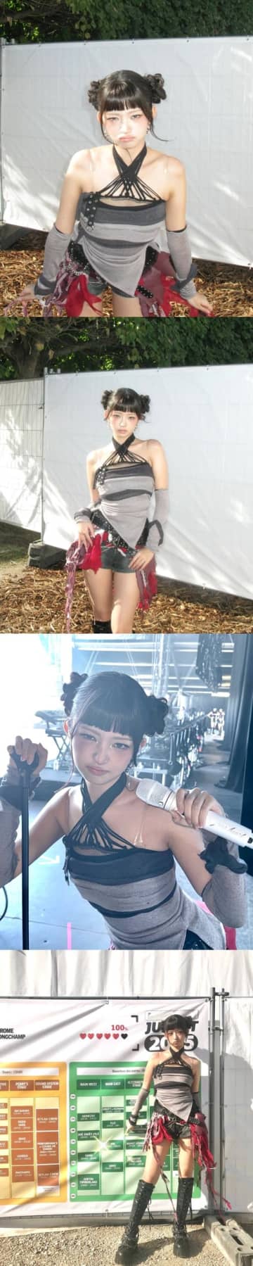 IVE・レイ、“ぱっつん前髪×お団子ヘア”で完全無双！人気アニメキャラに激似と話題に【PHOTO】