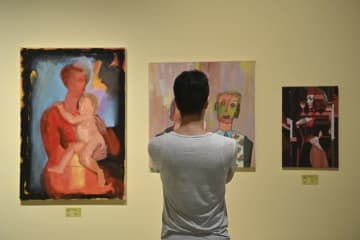 中国・山西博物院で国際芸術展　15カ国・180人余りの作品が結集