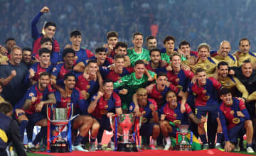 バルセロナと楽天が再タッグ？　三木谷会長が一時は中止発表の神戸戦開催尽力で