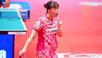 赤江夏星が会心の勝利　日本生命レッドエルフが白星発進＜卓球・Tリーグ2025-2026女子開幕戦＞