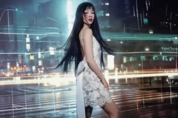 Blackpinkジス AIが想像したミューズ”に変身…BLACKPINK・ジス、未来都市を舞台