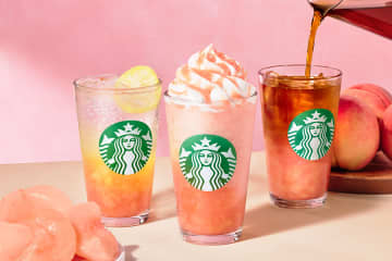 スタバ新作は「桃」、とろける甘さのフラペチーノなど３品が登場