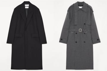 ジル サンダーのメンズアウター、柔らかなメリノのロングコート＆ウールギャバジンのトレンチコート