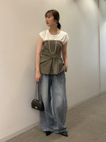 夏のおしゃれは「ビスチェ」で差がつく！体型カバーも叶う♡大人のバランスコーデ