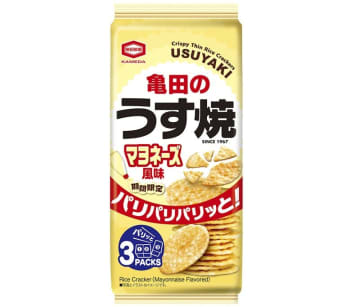 亀田製菓、「亀田のうす焼 マヨネーズ風味」を8月4日より期間限定発売