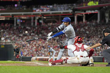 ドジャースが逆転勝利　大谷は4打席連続三振【MLB】
