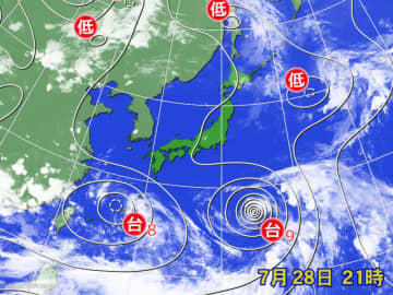 酷暑続く列島　台風9号の進路にご用心