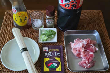 そうめんに永谷園の「お吸いもの」入れたら…　ねぎ塩豚で夏バテ知らずの旨さに