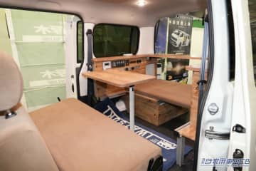 旅先でも「快適に過ごせて、寝れる。もちろん調理も可」。全長4m級のバンキャンパーは、2人旅のベストパートナーだった