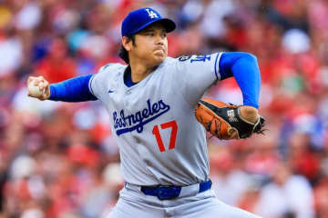 大谷翔平、痙攣で4回途中4K2失点降板　打撃も2戦無安打…ド軍は逆転負け