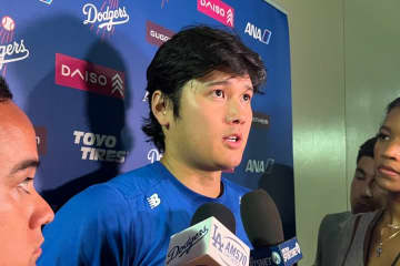 大谷翔平、痙攣は右の臀部「初回から感じていた」　前日から体調不良…4回途中緊急降板