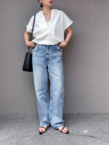 キレイめ派だってワイドデニムで可愛くキマる♡カジュアルすぎない！夏のお手本5コーデ