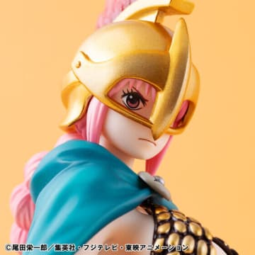 「ワンピース」ドレスローザ編より、「剣闘士 レベッカ」フィギュアが復刻！兜やマントを外すとより美しい…