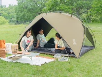 “遮光率99.9％”DODの大型遮光シェードテントがアウトドアで大活躍！