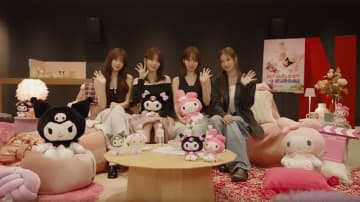 マイメロに一番似ているメンバーは？主題歌を歌うLE SSERAFIM、“メロクロな関係”を語る『My Melody & Kuromi』特別映像