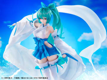 『魔法少女にあこがれて』マジアアズールが“薄氷巫女”フィギュアに！ボロボロになったDX版も登場