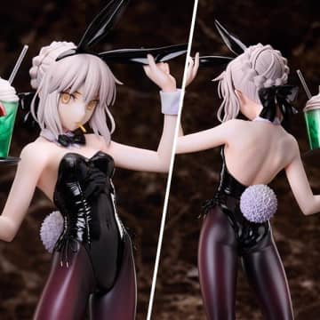 美脚にドキッ！『FGO』よりセイバーオルタがバニーVer.で立体化―手に持ったハンバーガーも物凄い