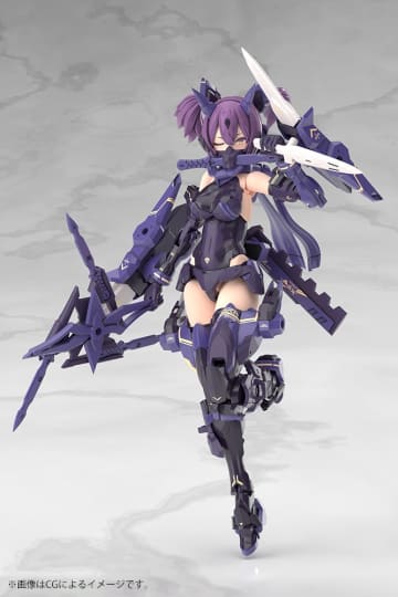 「メガミデバイス」シリーズよりプラモデル「朱羅 忍者 枢 影衣(SHADOW EDITION) フルパッケージ」が8月5日予約開始決定！
