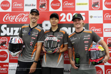 鈴鹿8耐初見参のロリス・バズ「BMWをトップ3へと運べる素晴らしいチームメイトに恵まれた」／ 予選会見