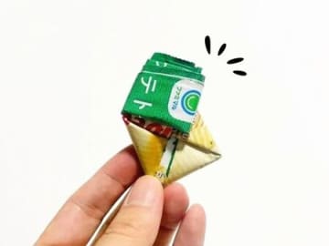 ポテチ袋、ここまで小さくできるって知ってた？やってみたら楽しすぎた♪