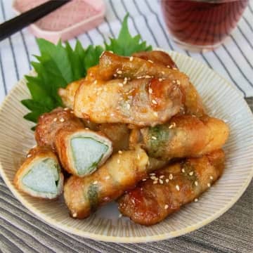 【長芋はすりおろさないで！】「なにこれ、ウマすぎ」「ご飯3杯おかわりした」長芋と大葉の肉巻きレシピ