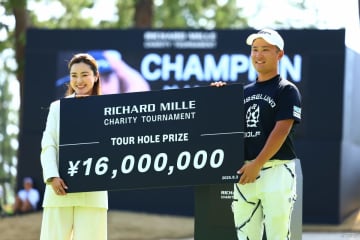 長野泰雅が「めっちゃうれしい」ボーナス1600万円ゲット！ 対象ホールで2回目のイーグル