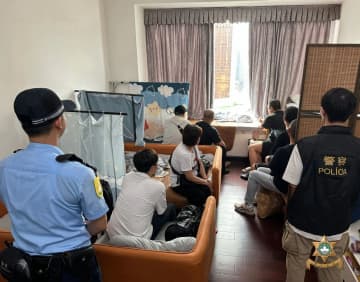 マカオ警察が4つの違法宿泊施設を相次ぎ摘発…中国人24人発見