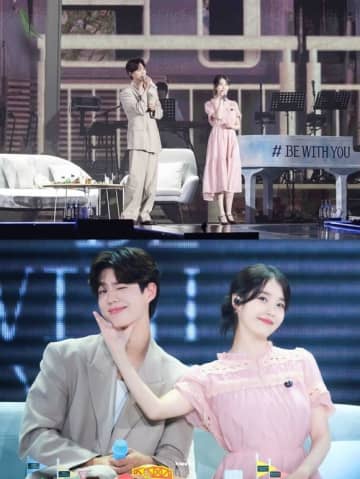パク・ボゴム＆IU、今度はファンミーティングにサプライズ登場！仲睦まじい姿が話題に