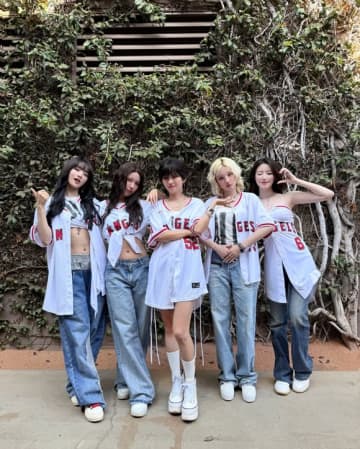 i-dle、メジャーリーグの始球式に登場！エンゼルス公式が「勝利へのキックオフ」と大絶賛