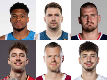 NBAスター集結　ヤニス、ドンチッチ、ヨキッチら参戦へ