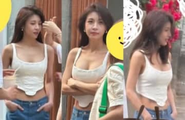 弾力のある体つき…“NHK韓流ドラマの女王”ハ・ジウォン、46歳の「無修正写真」に驚きの声続出