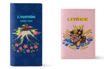 ルイ・ヴィトン"日本モチーフ"新作メンズウォレット＆レザーグッズ、富士山・桜デザイン登場
