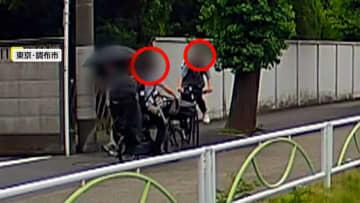 【独自】自転車同士が正面衝突の瞬間　専門家「自転車は車道では左側通行を」　東京・調布市