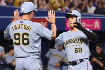 【阪神】中川勇斗が５番初スタメンでプロ１号＆２安打の奮闘　藤川監督ご満悦「少し喜ばせてください」