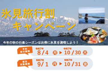 氷見で泊まろう！「氷見旅行割キャンペーン」について