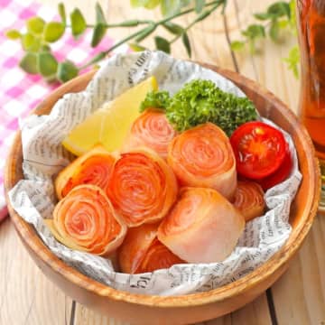 【春巻きの皮とハムで、ほぼ完成♪】「コレ考えた人天才！」巻いて焼くだけ◎つまみ食いでなくなる簡単おつまみレシピ