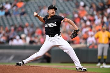 オリオールズ・菅野智之が今季9勝目　2ヶ月ぶりに7回1失点の好投　女房役ラッチマンが先制2ランで援護