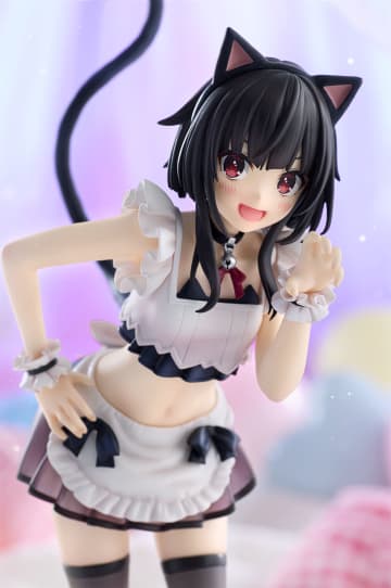 「このすば」猫耳メイドめぐみん＆ネグリジェゆんゆんがWフィギュア化！恥じらう表情など見どころ多数