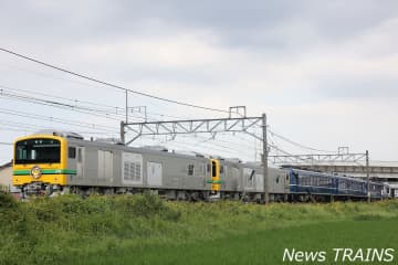 GV-E197系が「GV・SL ぐんま桐生」でデビュー　 D51498の代走にEF64-1031が駆け付ける