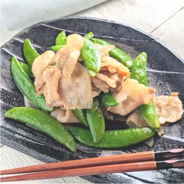 【スナップエンドウのうまみ爆発】「ご飯が止まらない…」「もう週2で作ってる！」豚バラとバターしょうゆの絶品レシピ