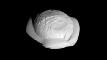 土星の羊飼い衛星「パン」　どら焼きや餃子のような独特の姿