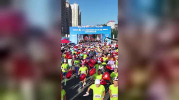 中国全民健身ウォーク＆ラン、内モンゴル・バヤンノール大会開催