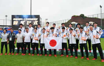 男子ソフトボール、日本と米国が同時優勝　ワールドゲームズ成都大会