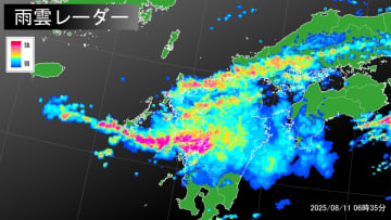 線状降水帯-発生【長崎県】